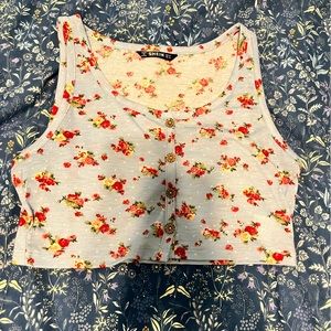 SHEIN floral crop top!
